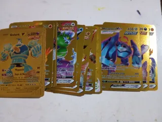 Lote Cartas Pokémon Doradas VMAX