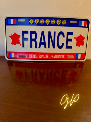 Targa decorativa souvenir France
