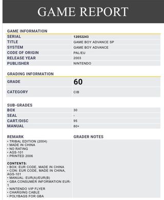 Game Boy Advance SP Tribal Edition