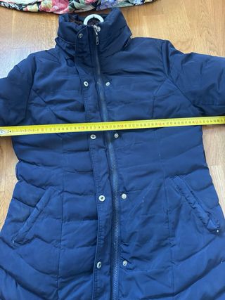 Chaquetón largo azul