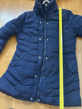 Chaquetón largo azul