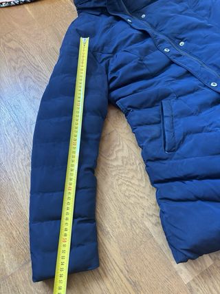 Chaquetón largo azul