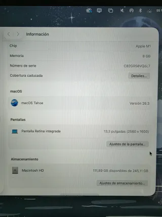 MacBook Air M1 Plata + Magic Mouse