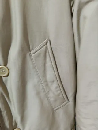 Woolrich Piumino Beige con Cappuccio