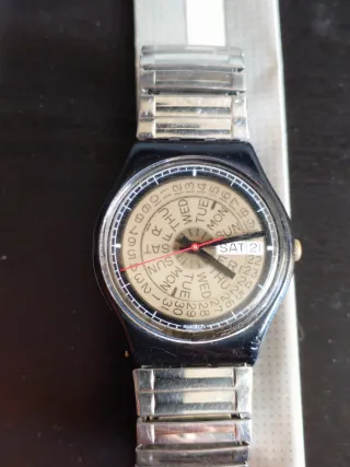 Reloj Swatch GB713 Ticker Tape