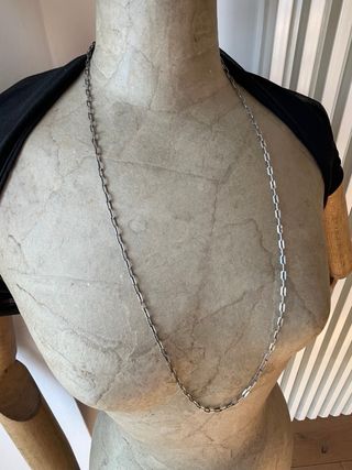 Collana lunga argento 800 vintage