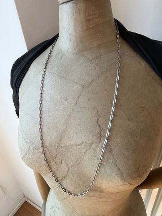 Collana lunga argento 800 vintage