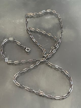 Collana lunga argento 800 vintage