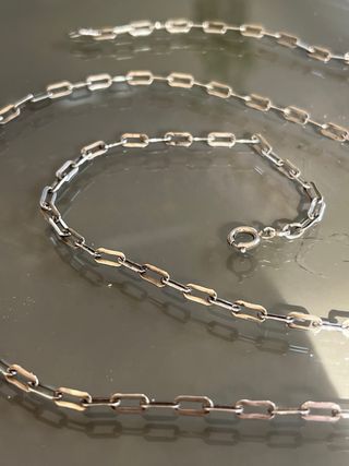 Collana lunga argento 800 vintage