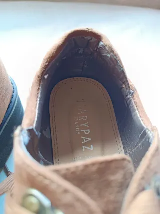 Zapatos Marypaz ante marrones