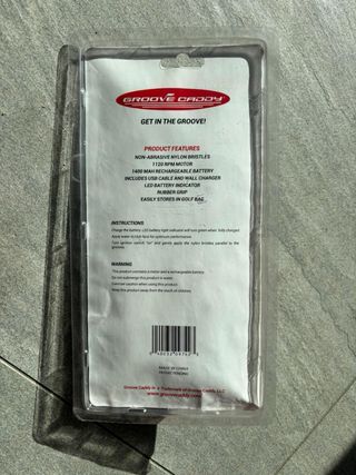 Pulitore Mazze da Golf Motorizzato Groove Caddy