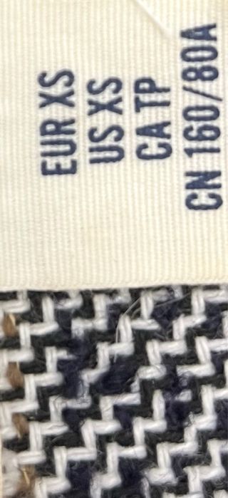 Blazer cuadros gris y blanco