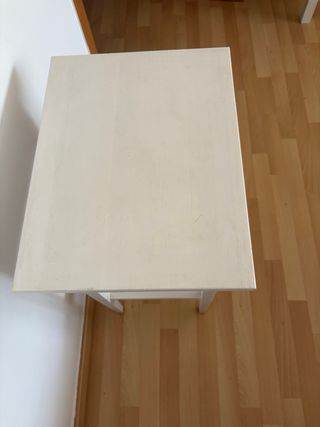 Mesita de noche Ikea blanca