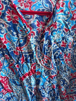 Blusa Zara Estampada Flores