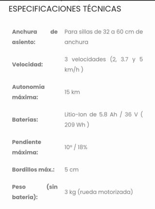Motor silla de ruedas plegable EMPULSE R20