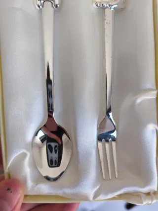 Set Cuchara y Tenedor Jirafa y León