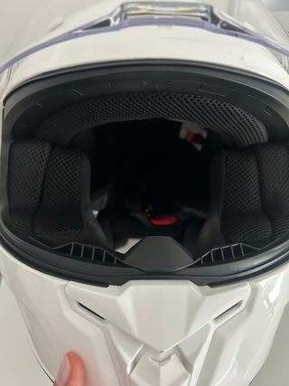 Casco moto blanco UNIK