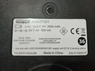 Ariete Profimaster Robot Aspirapolvere