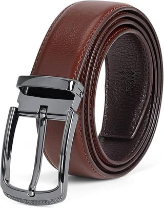 Cinturón de cuero marrón   KTMOW hombre