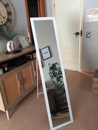 Specchio Bianco da Terra Multiposizione