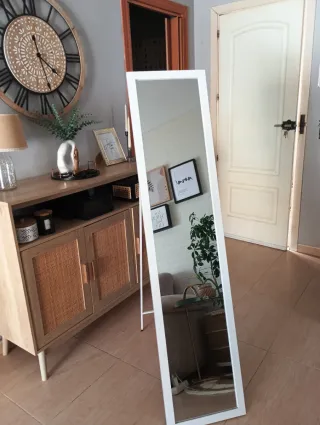 Specchio Bianco da Terra Multiposizione