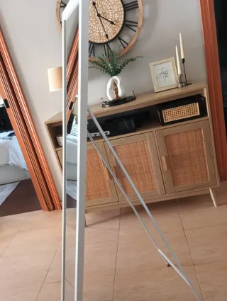 Specchio Bianco da Terra Multiposizione