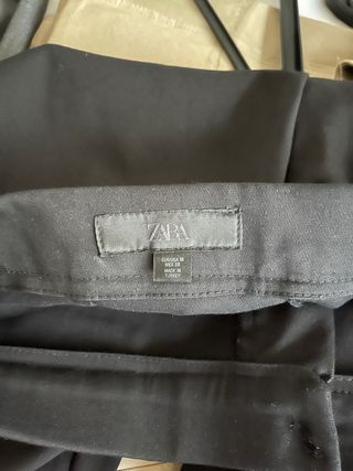 Pantalones flare negros