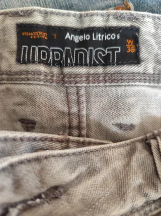 Bermuda vaquero Angelo Litrico gris w36- talla 46