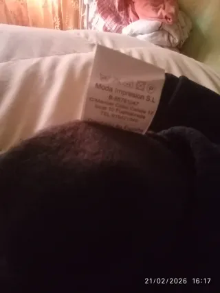 Pantalón de chándal para mujer negro.