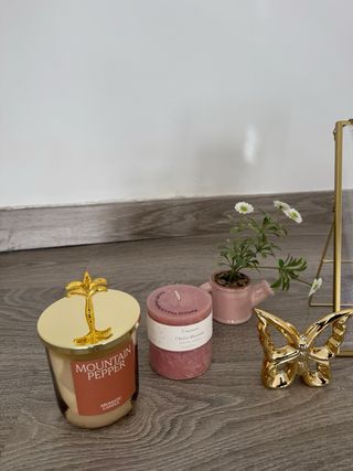 Decorazione Farfalla in Metallo e Ceramica