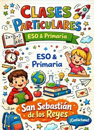Clases particulares San Sebastian de los Reyes