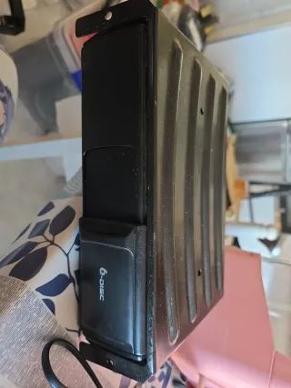 Lector CD Coche 6 Discos