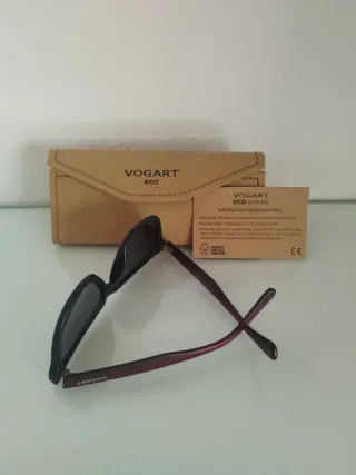 Gafas de sol VOGART negras y rojas