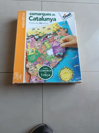 Puzzle Diset Comarques de Catalunya 142 piezas
