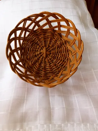 Cesto vimini antico vintage