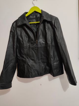 Chaqueta Piel Vintage In Extenso Talla 46
