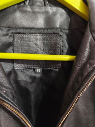 Chaqueta Piel Vintage In Extenso Talla 46