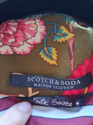 Camicia Maison Scotch seta fantasia floreale tg.S