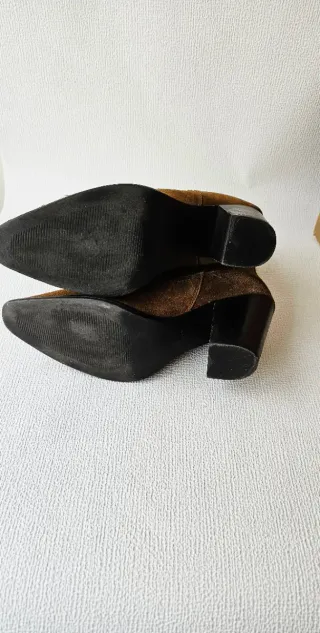 Botines serraje Mango Talla 38