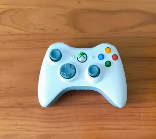 Mando Xbox 360 Inalámbrico Blanco/Gris