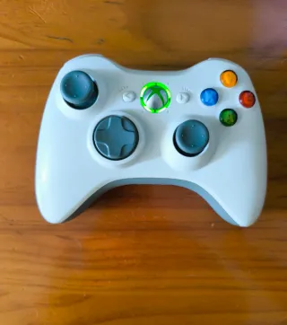 Mando Xbox 360 Inalámbrico Blanco/Gris