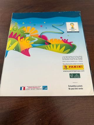 Álbum Cromos FIFA World Cup Brasil 2014 - VACIO