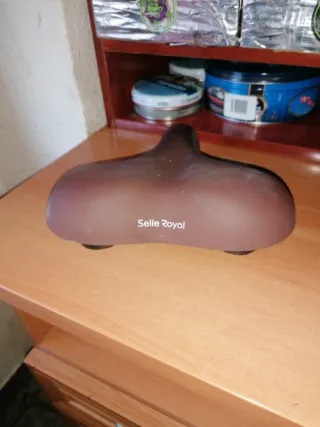 Sillín Selle Royal Piel Cómodo Amortiguador