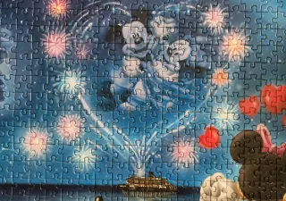 Puzzle Disney Mickey y Minnie 1000 piezas