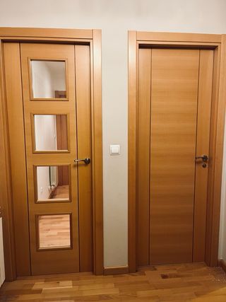 Lote 5 puertas interiores 70x202 + doble
