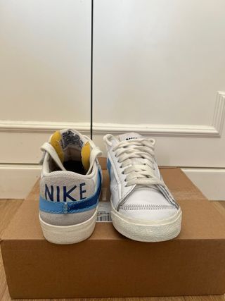Nike Blazer Low 77 Jumbo Blancas y Azules