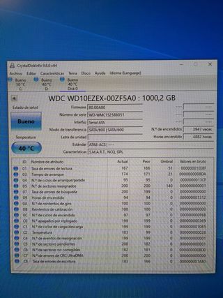 Disco Duro WD Blue 1TB SATA