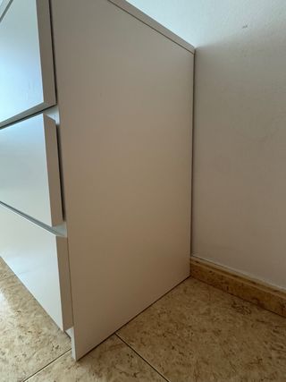 Cómoda blanca 6 cajones