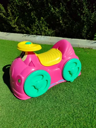 Correpasillos Bebe Coche Rosa