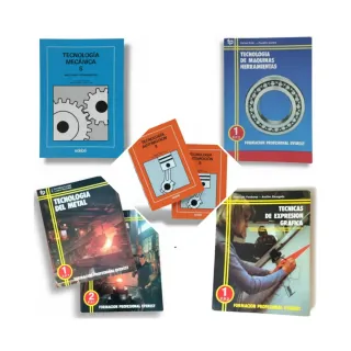 Libros texto F.P.Metal, Mecánica y dibujo técnico.